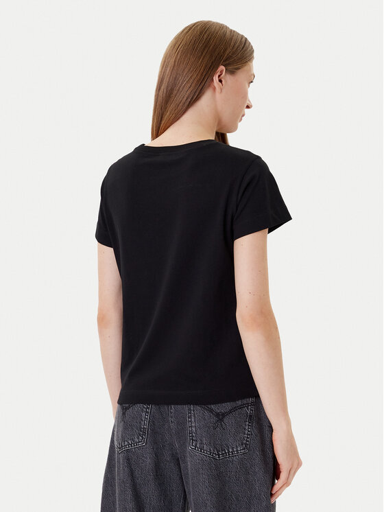 PINKO PINKO T-Shirt Basico 100373 A2RE Czarny Regular Fit