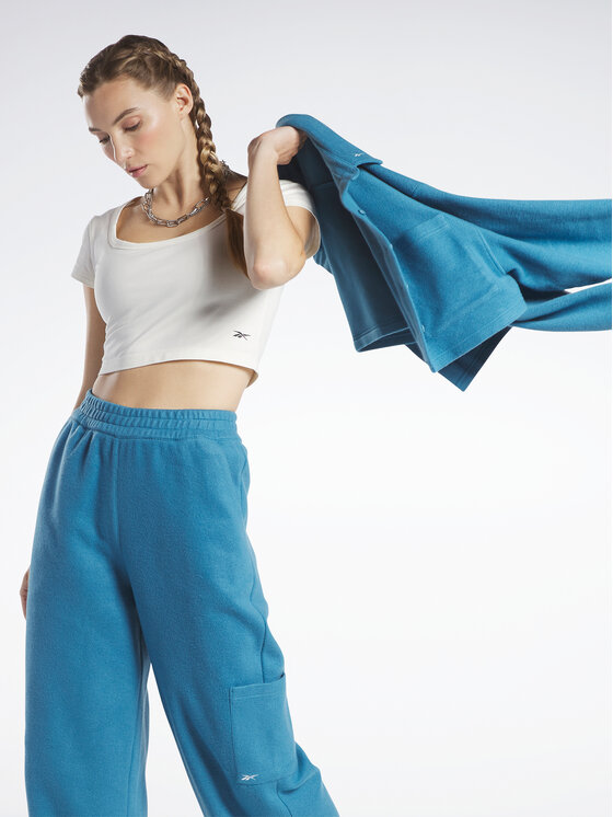 Reebok Reebok T-shirt Reebok Classics Cropped Jersey T-Shirt HS0362 Bijela