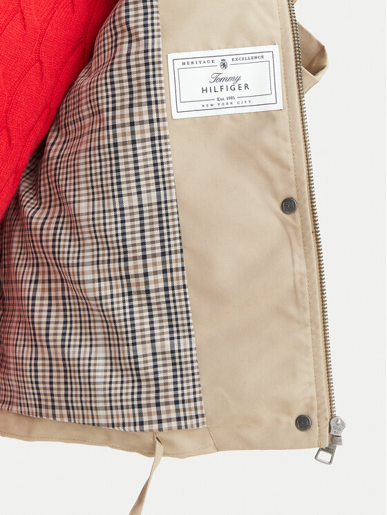 Tommy Hilfiger Tommy Hilfiger Μπουφάν μεταβατικό WW0WW52912 Μπεζ Regular Fit