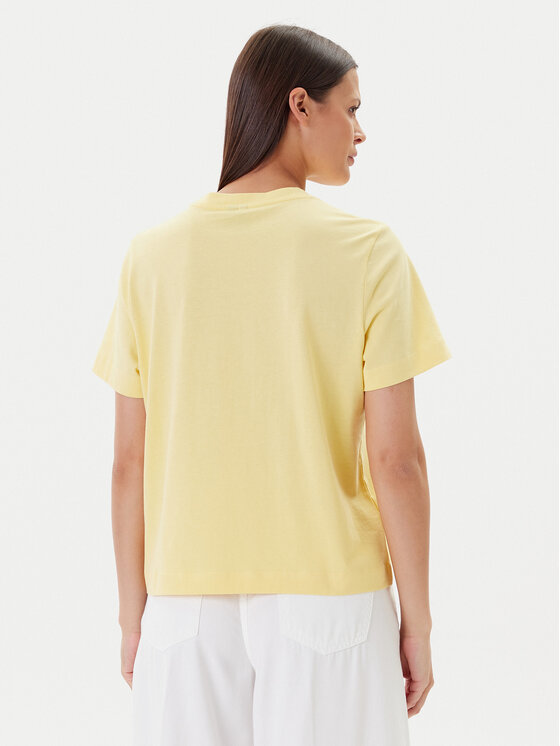 Vero Moda Vero Moda Tricou Sonna 10327143 Galben Regular Fit