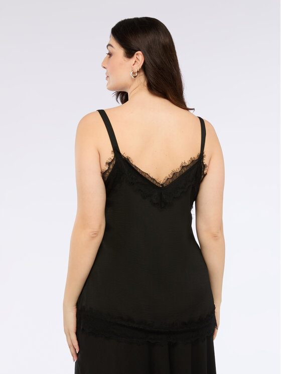 Fiorella Rubino Fiorella Rubino Top D248T000253N033 Czarny Regular Fit