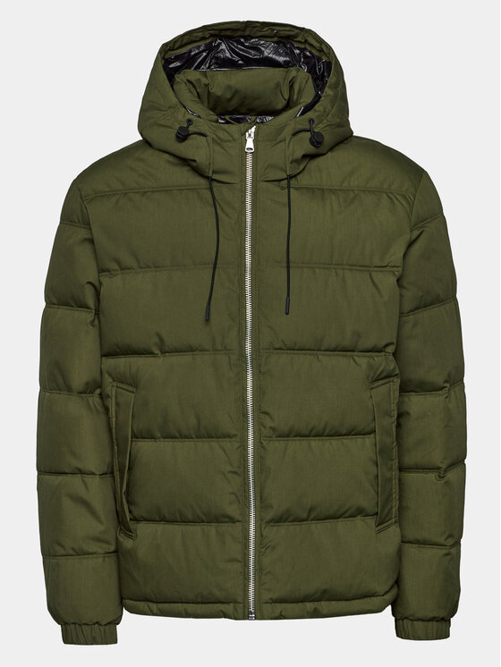 Sisley Sisley Télikabát 23VFSN02J Zöld Regular Fit