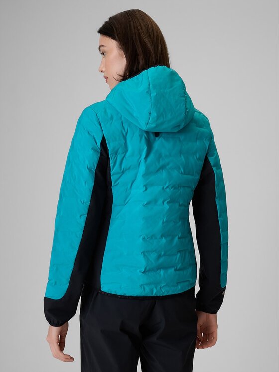 4F 4F Giacca outdoor 4FWSS26TDJAF0850-35S Turchese Slim Fit