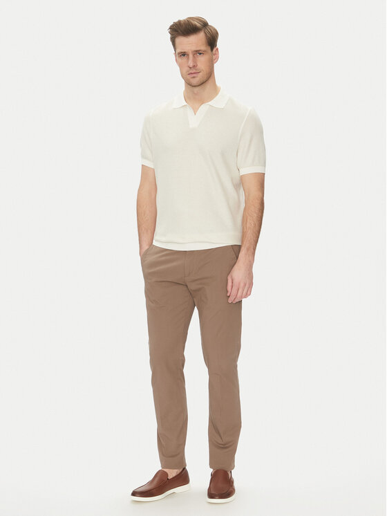 BOSS BOSS Polo majica H-Jianluca 50537654 Bela Regular Fit