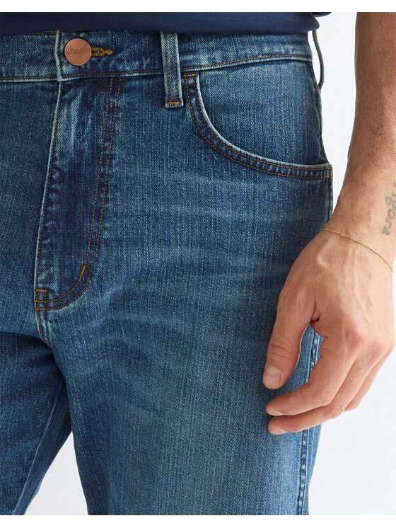 Wrangler Wrangler Jeansy FRONTIER Niebieski Loose Fit