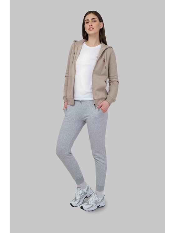 Jott Jott Spodnie dresowe SS23WPAN10-514_XL Szary Slim Fit