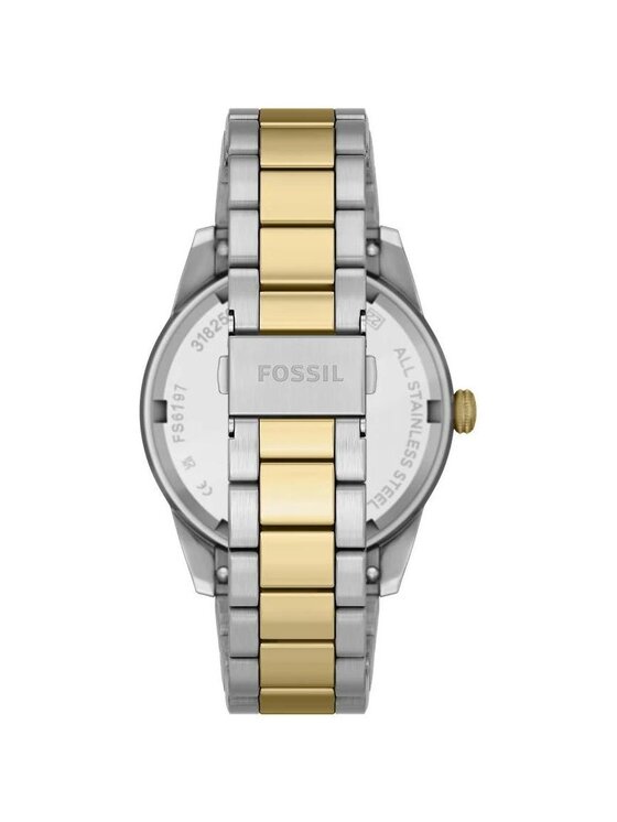 Fossil Fossil Zegarek FS6197 Złoty
