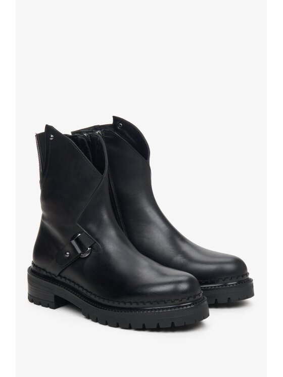 Estro Estro Polokozačky ER00114045 Černá