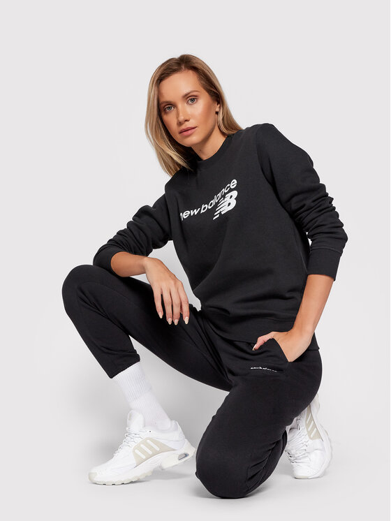 New Balance New Balance Bluza Classic Core Fleece WT03811 Czarny Relaxed Fit