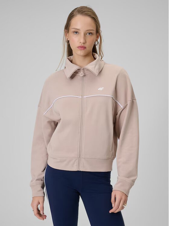 4F 4F Bluza 4FWSS26TSWSF2174 Beżowy Active Fit