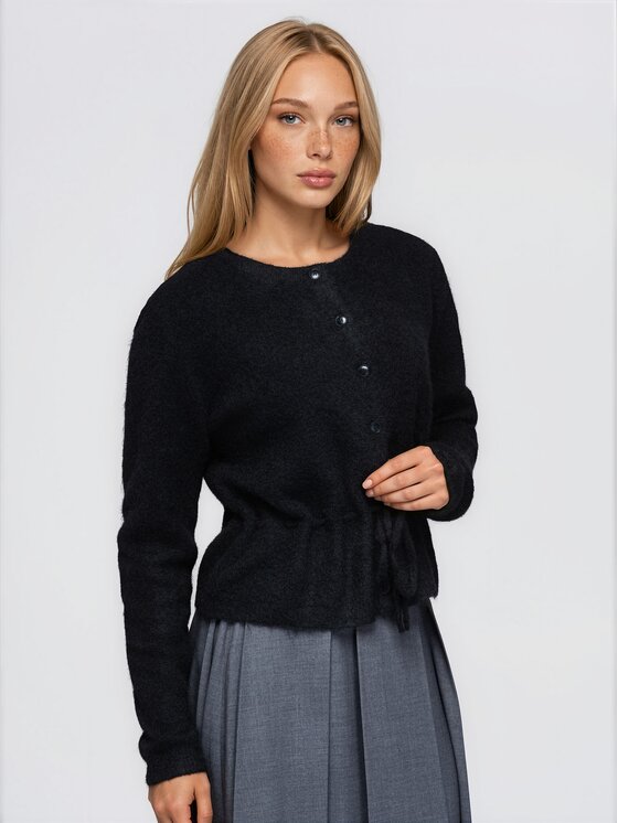 Ombre Ombre Svetr OW-SW-E0068 Černá Regular Fit