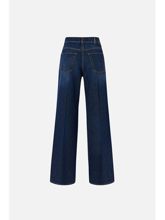 PINKO PINKO Jeansy Wanda Wide Leg Niebieski Regular Fit