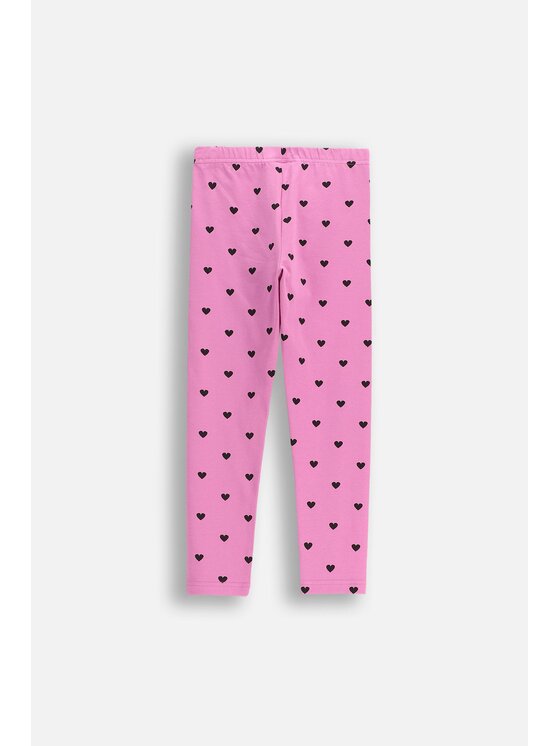 Coccodrillo Coccodrillo Legginsy WC6122102VGA-007 Różowy