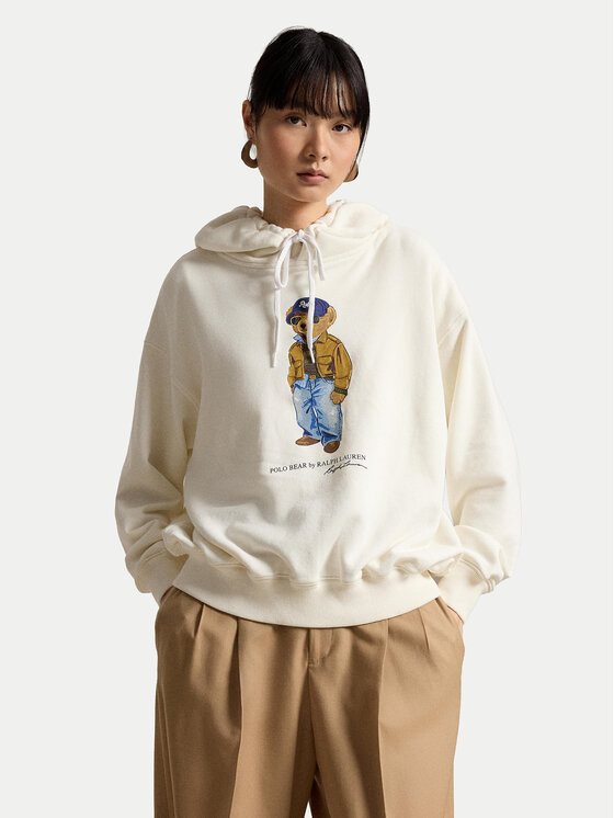 Polo Ralph Lauren Polo Ralph Lauren Majica dugih rukava 211B17799001 Bijela Regular Fit