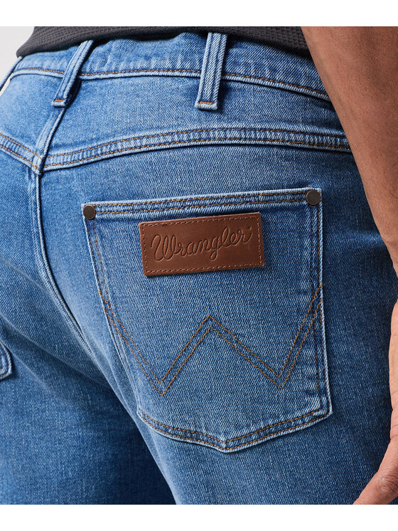 Wrangler Wrangler Jeansy 112350846 Niebieski Slim Fit