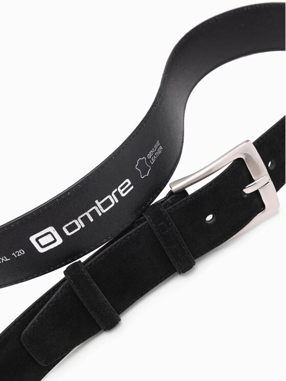 Ombre Ombre Pasek Męski OU-ACBE-0112 Czarny