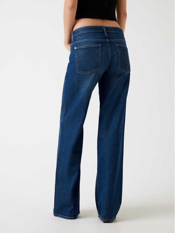 Guess Guess Jeansy 178979 Niebieski Relaxed Fit