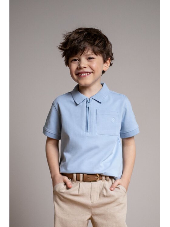 Coccodrillo Coccodrillo Tričko WC6143602EJB-014 Modrá Regular Fit