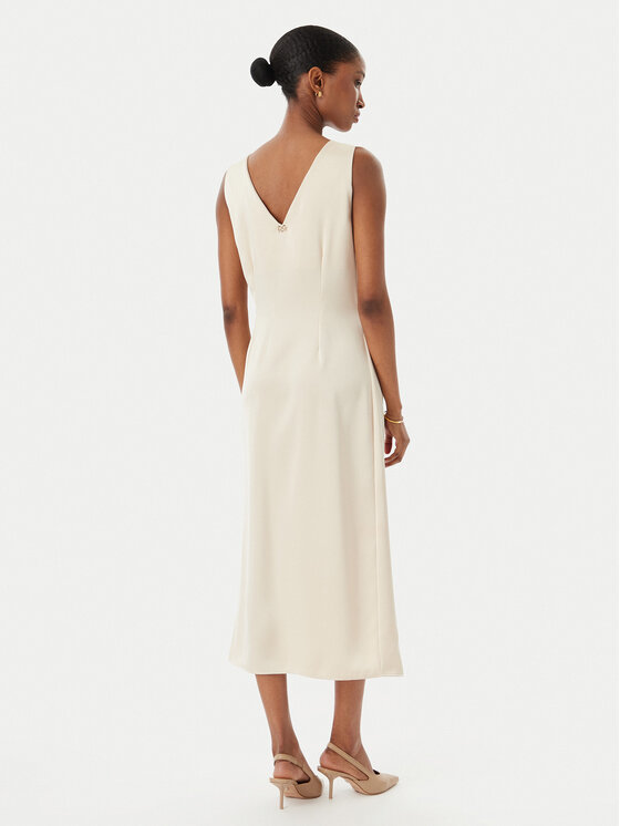 Rinascimento Rinascimento Φόρεμα κοκτέιλ CFC0122928003 Μπεζ Regular Fit