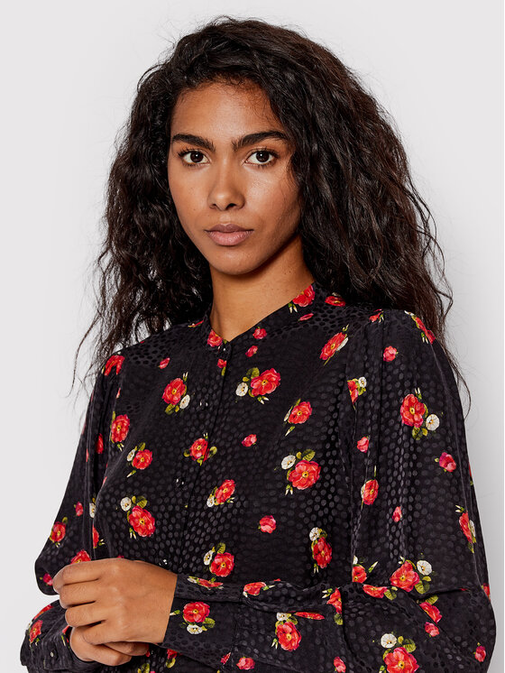 The Kooples The Kooples Cămașă FCCC19048K Negru Regular Fit