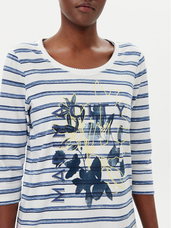 Olsen Olsen Bluse 11105010 Écru Regular Fit