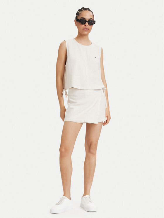 Tommy Jeans Tommy Jeans Skorts DW0DW22267 Hellbeige Regular Fit