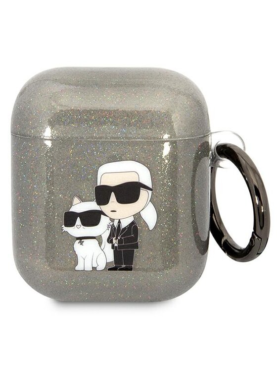 KARL LAGERFELD KARL LAGERFELD Etui na słuchawki AirPods 1/2 Czarny