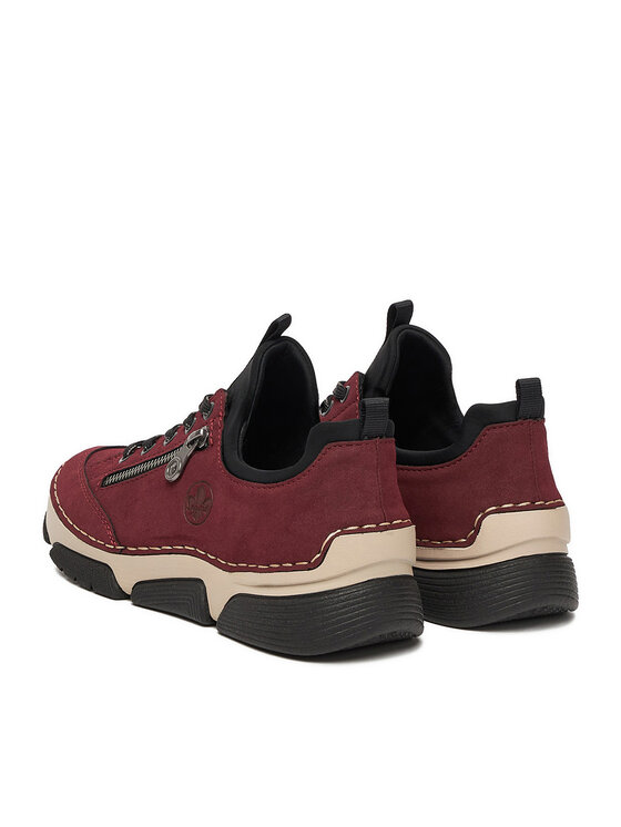 Rieker Rieker Sneakersy 45973-36 Bordowy