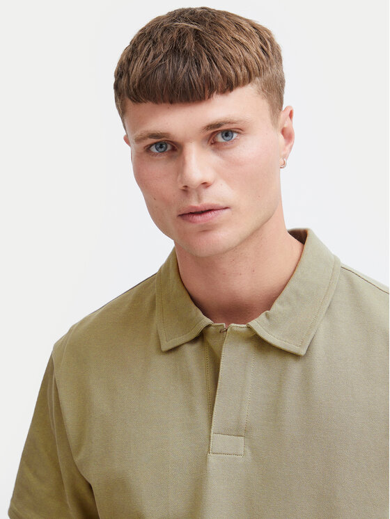 Solid Solid Tricou polo 21108171 Verde Regular Fit