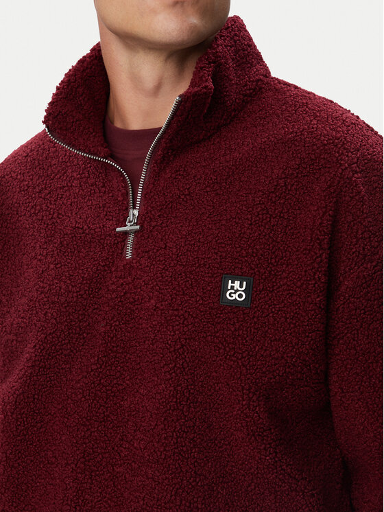 HUGO HUGO Полар Derylong  50567951 Бордо Relaxed Fit