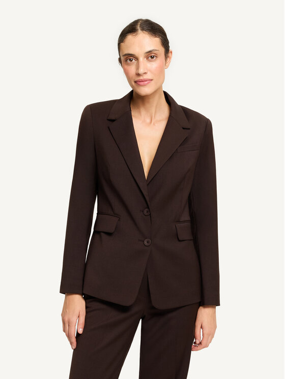 KMX KMX Marynarka 107910005 Brązowy Fitted Fit