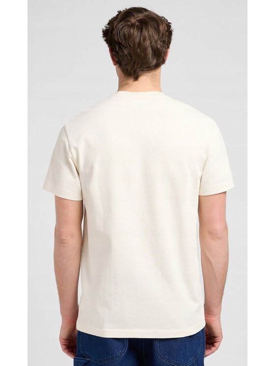Lee Lee T-Shirt Workwear Essential Tee Biały Relaxed Fit