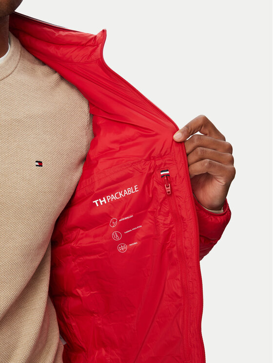Tommy Hilfiger Tommy Hilfiger Μπουφάν μεταβατικό MW0MW37634 Κόκκινο Regular Fit