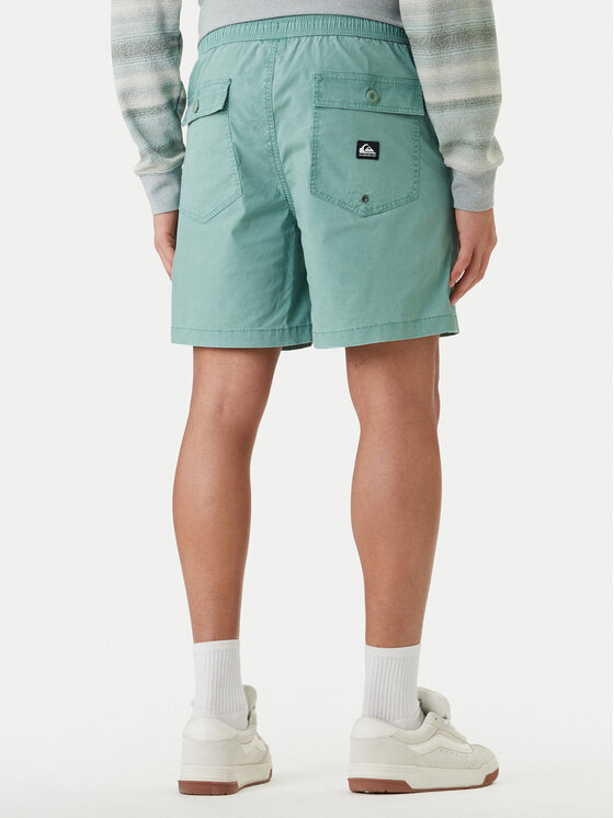 Quiksilver Quiksilver Szövet rövidnadrág Taxer Fatigue EQYWS03897 Zöld Regular Fit