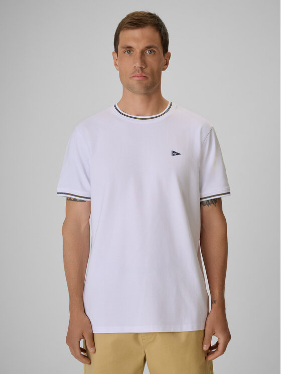 4F 4F T-shirt LAKESIDE ESCAPE Bianco Regular Fit
