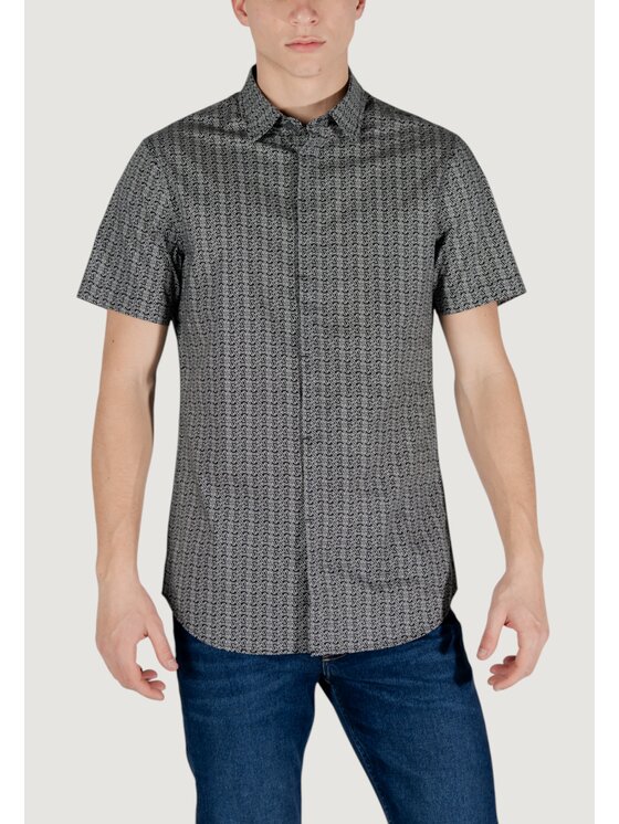 Armani Exchange Armani Exchange Koszula XM000624 AF13184 Czarny To Fit