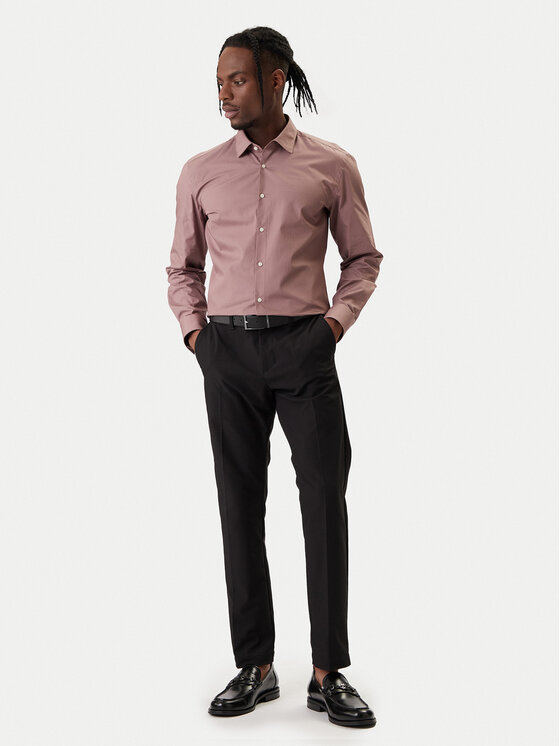 HUGO HUGO Košile Kenno 50289499 Béžová Slim Fit