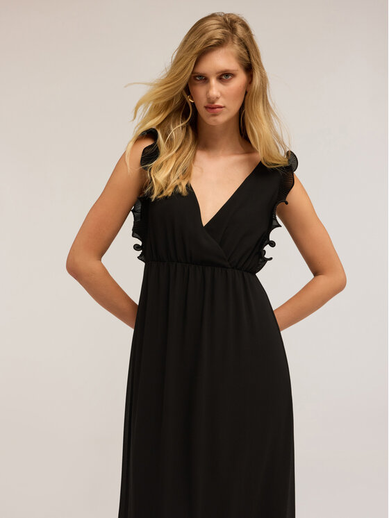 Motivi Motivi Vestito elegante 7219Q003335N033 Nero A-Line Fit