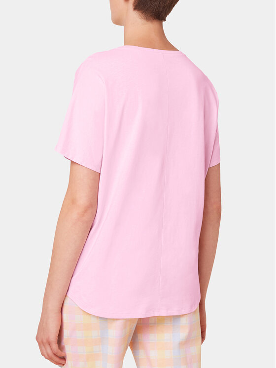 Triumph Triumph Koszulka piżamowa Mix & Match 10218281 Różowy Relaxed Fit