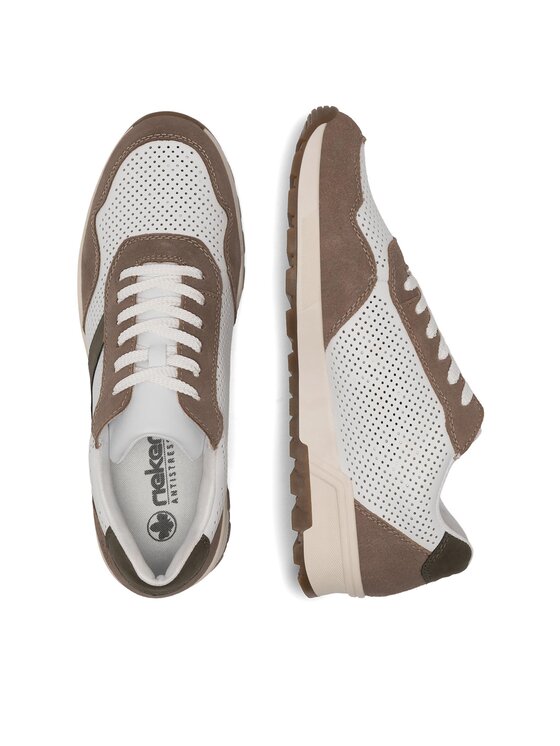 Rieker Rieker Sneakersy 15109-80 Biały