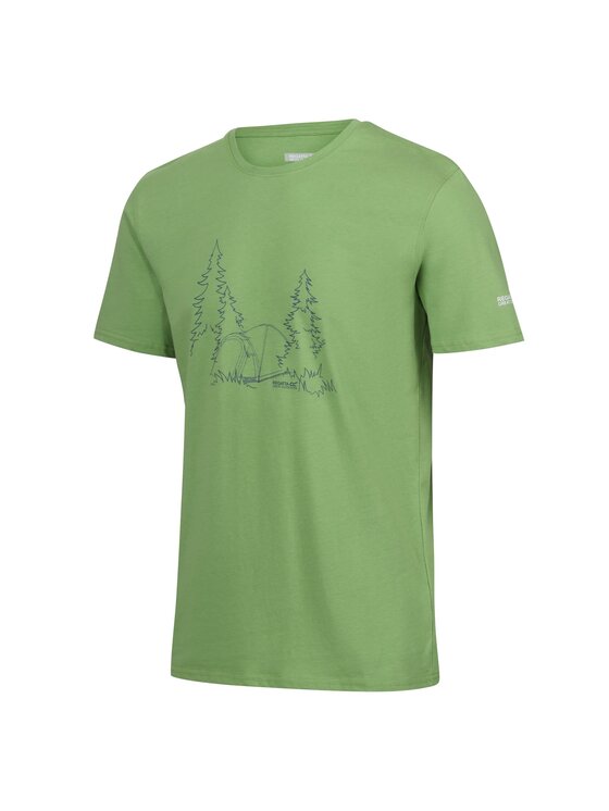 Regatta Regatta T-Shirt Breezed IV Zielony Short Fit