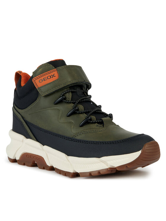Geox Geox Μπότες J Flexyper Plus Boy J36LCG 0MEFU C0623 S Χακί