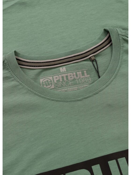 PITBULL PITBULL T-Shirt AUTOMATIC Zielony Regular Fit