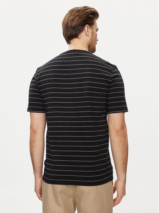 Sisley Sisley T-shirt 3QPBS103C Crna Regular Fit