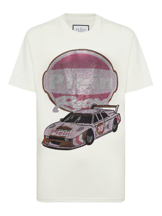PHILIPP PLEIN PHILIPP PLEIN T-Shirt 21103 Biały Regular Fit