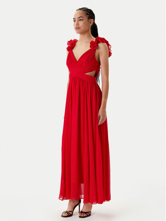 Morgan Morgan Rochie de seară 251-RISSAL Roșu Regular Fit