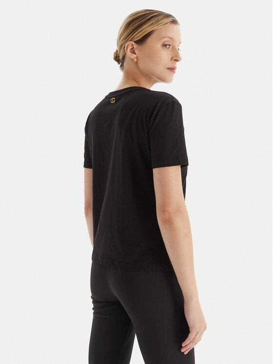 TWINSET TWINSET Marškinėliai 252TT2312 Juoda Regular Fit