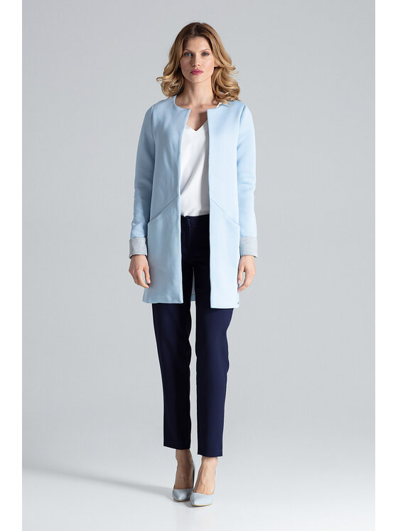 FIGL FIGLFIGL Cappotto M366 Blu Regular Fit