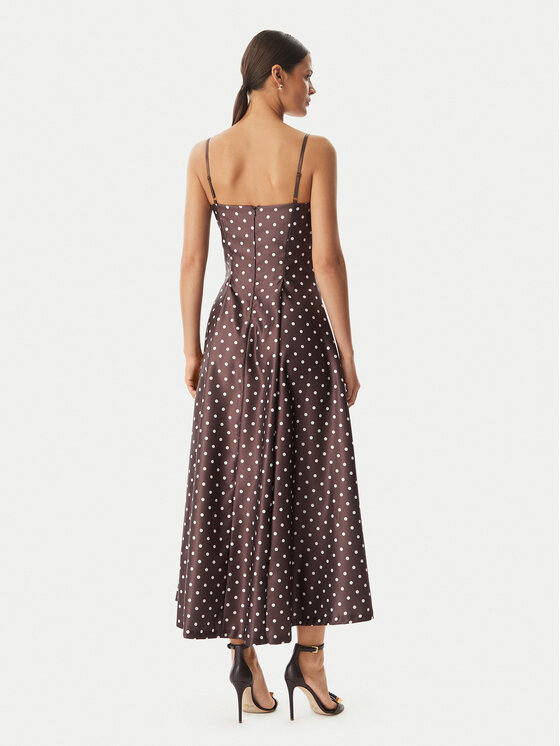 Rinascimento Rinascimento Coctailkleid CFC0129296003 Dunkelbraun Regular Fit