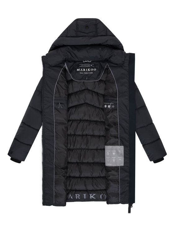 Marikoo Marikoo Kurtka zimowa Kaltnäschen Czarny Regular Fit